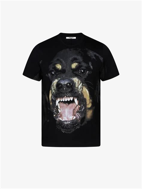 replica givenchy rottweiler t shirt|rottweiler printed t shirt.